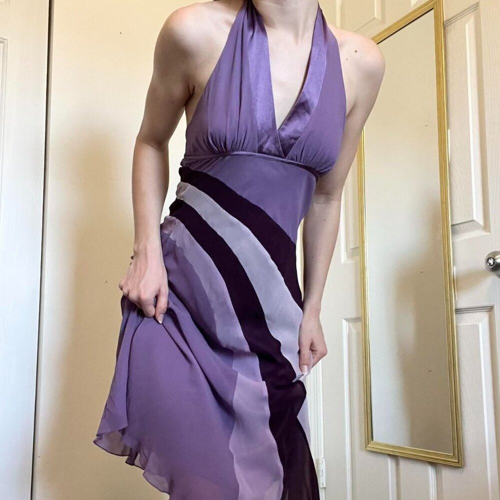 Bebe Women's Purple Dress